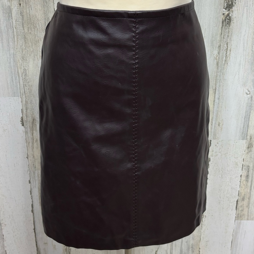 George Vegan‎ Leather Skirt